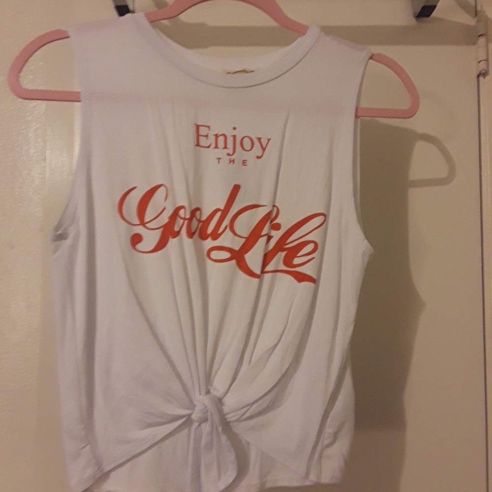 White crop top